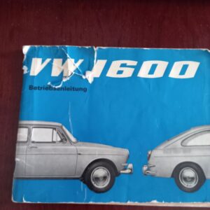 Vokswagen 1600 el kitabı (Almanca)